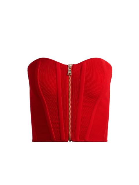 Alice + Olivia TASHA ZIP FRONT CORSET
