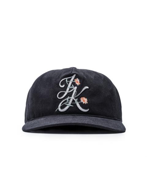 JUNTAE KIM Artisanal Embroidery Cap Black