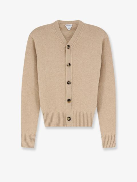 Bottega Veneta Bottega Veneta Women Cashmere Blend Cardigan With Intrecciato Logo Patch