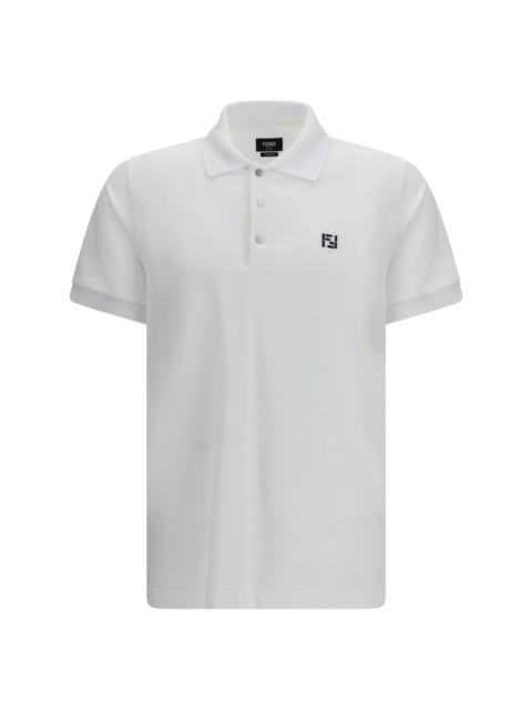FENDI Fendi Men Ff Logo Piqué Polo