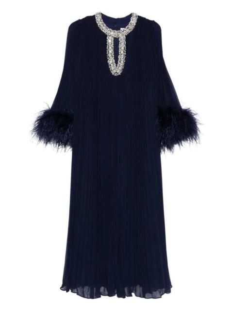 self-portrait Self-Portrait Women Long Pleated Dress