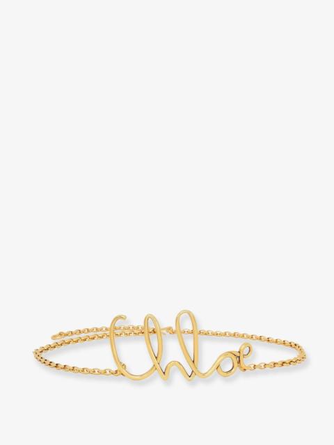 Chloé Chloe Iconic Brass Belt Gold Women