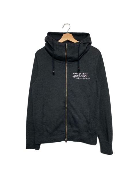 Other Designers Von Dutch - Von Dutch Pearls Logo Zip Ups Hoodie