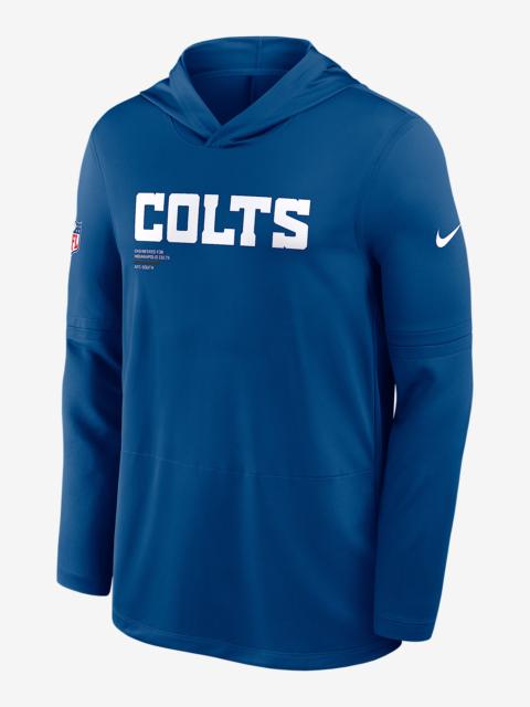 Nike Indianapolis Colts Pure Fury Sideline Men's Nike Dri-FIT NFL Long-Sleeve Hooded Top