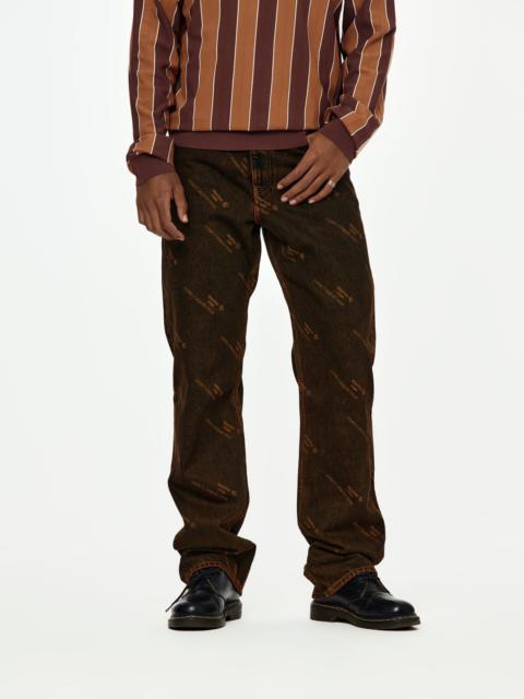 Martine Rose RELAXED FIT JEAN (ORANGE LASER)