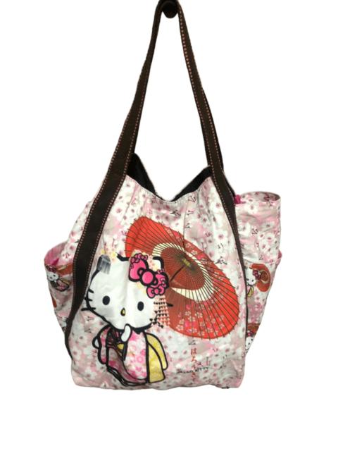 Japanese Brand - Hello Kitty x Dearisimo Tote Bag Japan Sakura Kitty Parasol