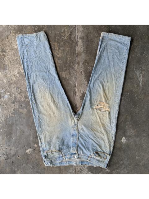 Other Designers Vintage - Vintage Levis 501 Faded 40x27 Distressed Denim Jeans Pants