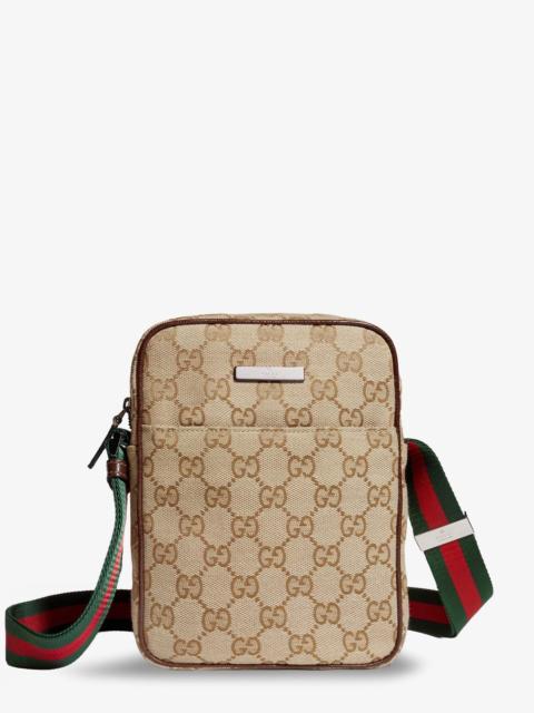 GUCCI Gucci Men Gucci Tag Gg Fabric Crossbody Bag