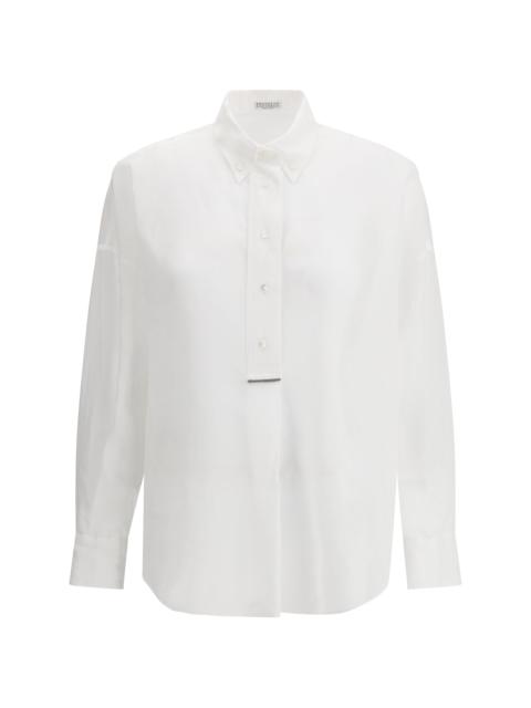 Brunello Cucinelli Women Semi-Transparent Shirt