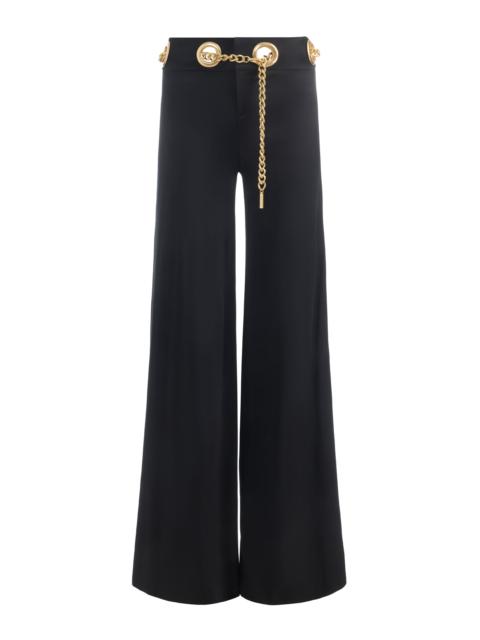 Alice + Olivia OLIVIA WIDE LEG CHAIN BELT PANT
