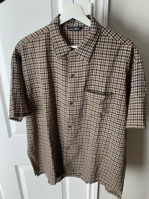 Other Designers Vainl Archive - beige gunclub wool short sleeve shirt L 20ss