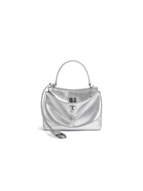 BALENCIAGA Women's Rodeo Handbag Mini  in Silver