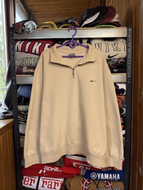 Nike Vintage Nike 1\3 Zip Heavy Cotton Sweatshirt