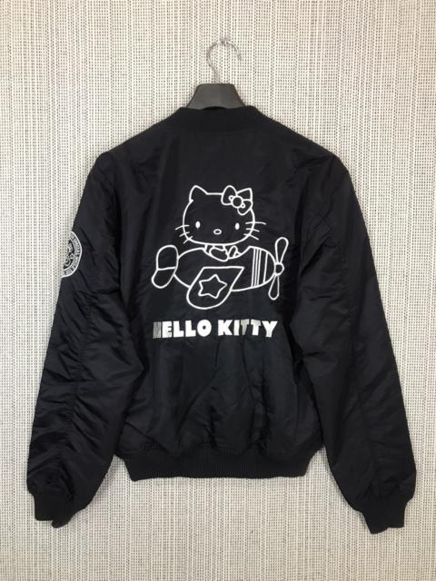 Other Designers Japanese Brand - 🔥SANRIO🔥HELLO KITTY BOMBER JACKET INSIDE FLEECE EMBROIDERY