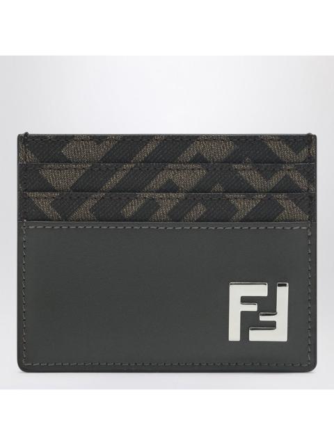Fendi Squared Ff Military Green Card Holder Men