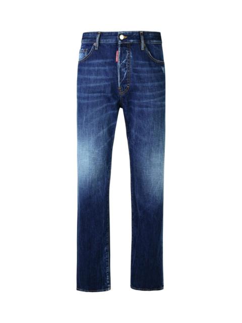 DSQUARED2 642 Blue Cotton Denim Jeans