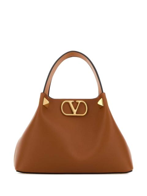 Valentino Valentino Garavani Women Carmel Leather Vlogo Signature Handbag