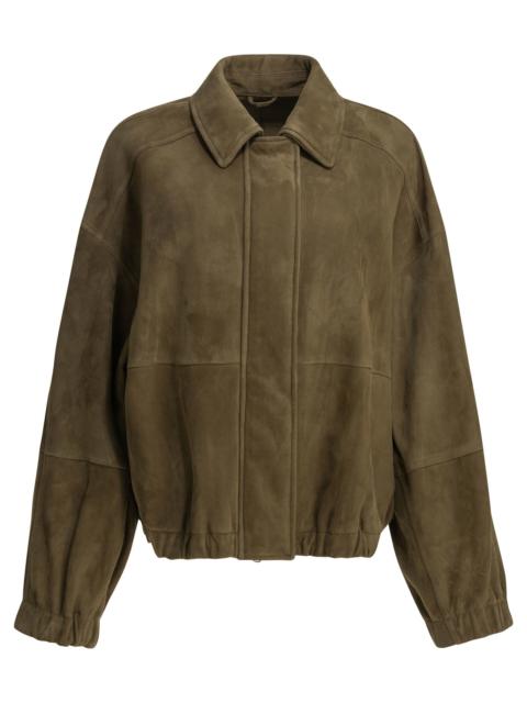 Brunello Cucinelli Brunello Cucinelli Couture Leather Jacket Green