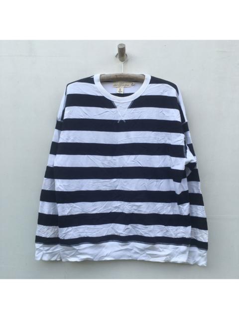 Other Designers H&M Crewneck Jail Striped Border Sweatshirt Sweater Styles