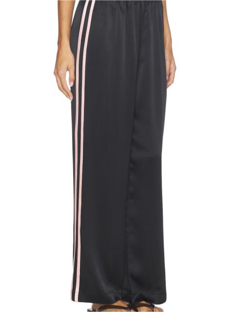 DONNI. The Silk Stripe Simple Pant