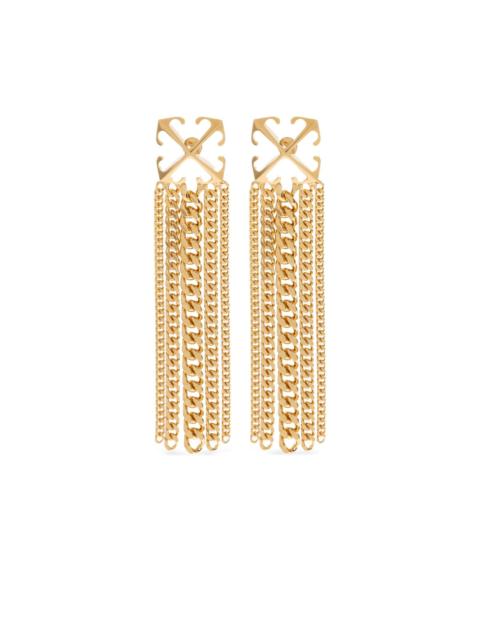 Off-White Arrows-motif drop earrings
