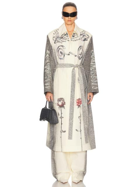 Jean Paul Gaultier Tattoo Trench Coat