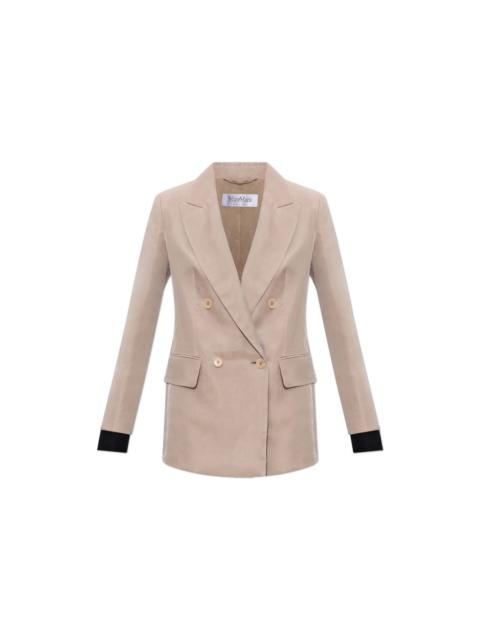 Max Mara MAX MARA Beige Acetate Feltro Blazer New & Authentic (Women'