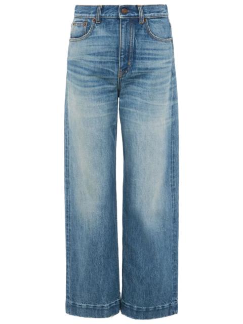 Chloé Chloe Women High-Rise Cropped Denim Jeans