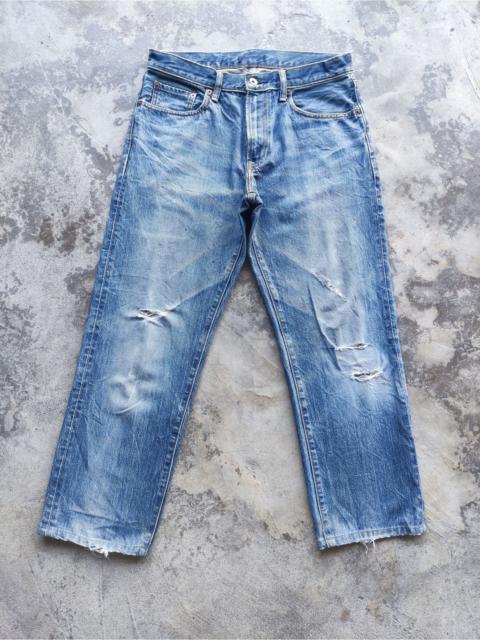 Other Designers Vintage Japanese Brand Distressed Faded Denim Pants