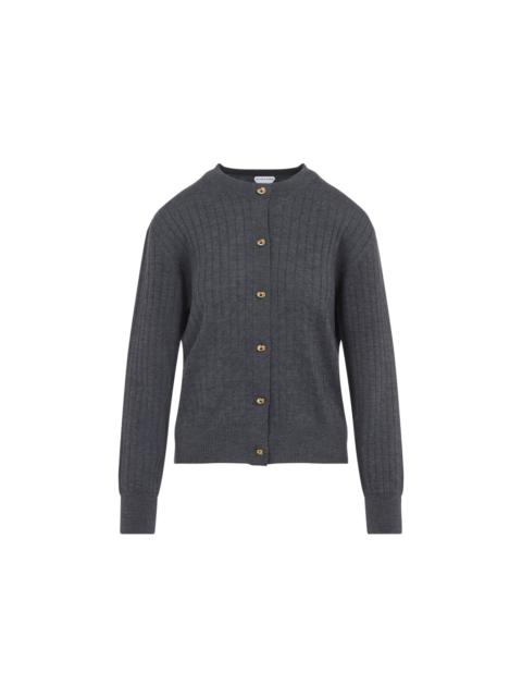 Bottega Veneta Bottega Veneta Wool Ribbed Cardigan Women