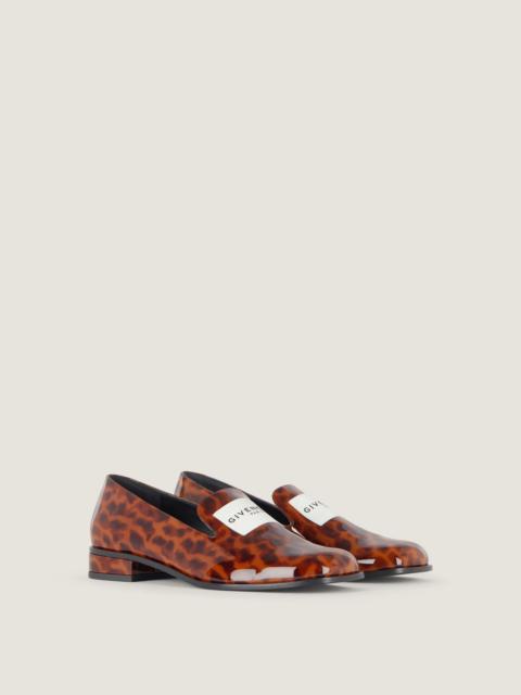 Givenchy TUX LOAFERS IN TORTOISE SHELL PATENT LEATHER