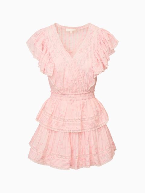 LoveShackFancy Gwen Luna Rosa Fleur Dress