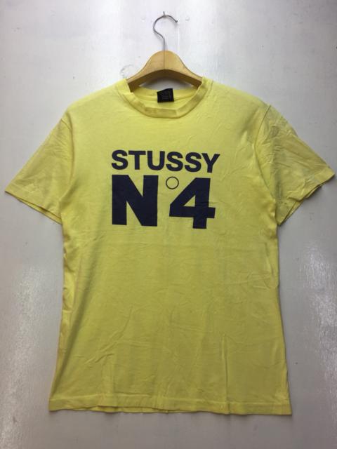 Other Designers Vintage - Vintage Stussy Spell Out No 4 Made In Usa