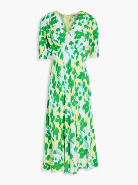 DIANE VON FURSTENBERG Jemma printed crepe midi dress