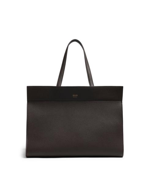 KHAITE Crosby Leather Handbag brown