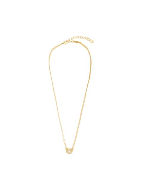 FERRAGAMO Ferragamo Women Gancini Strass Necklace