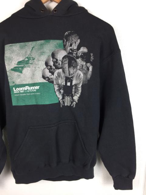 Other Designers Vintage - Vtg 90s Loom Runner Skater Extreme Work Hoodie Obscure