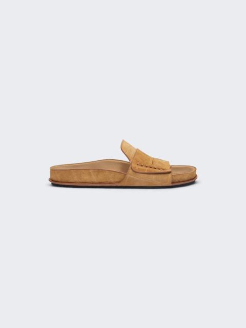 JACQUEMUS Les Sandales Mocassin Camel