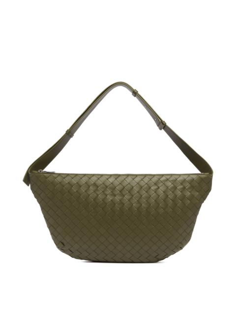 Bottega Veneta Green Intrecciato Day Sling Bag