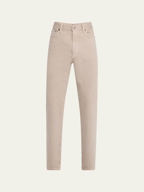 Men's 5-Pocket Colored Denim Pants