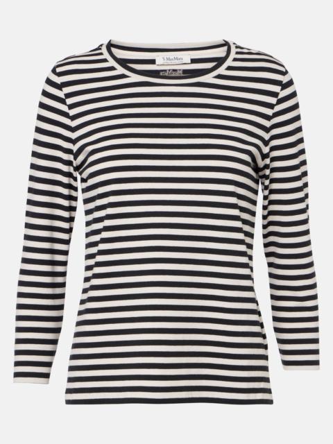 'S Max Mara Durata striped cotton-blend T-shirt