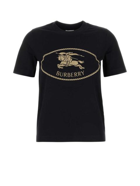 Burberry Burberry Women Black Cotton T-Shirt