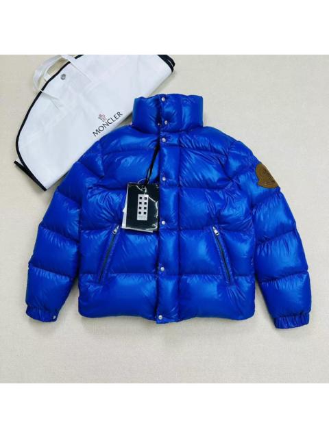 Moncler MONCLER Blue 1952 Logo Stand Collar Down Jacket