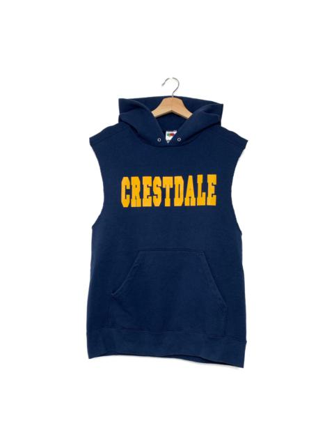 Other Designers Vintage - Vintage University Crestdale Sleeveless Hoodies