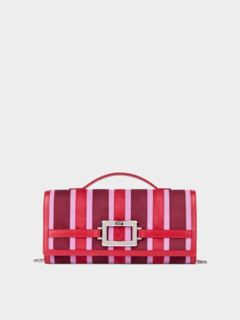 Roger Vivier Belle Vivier Clutch in suede