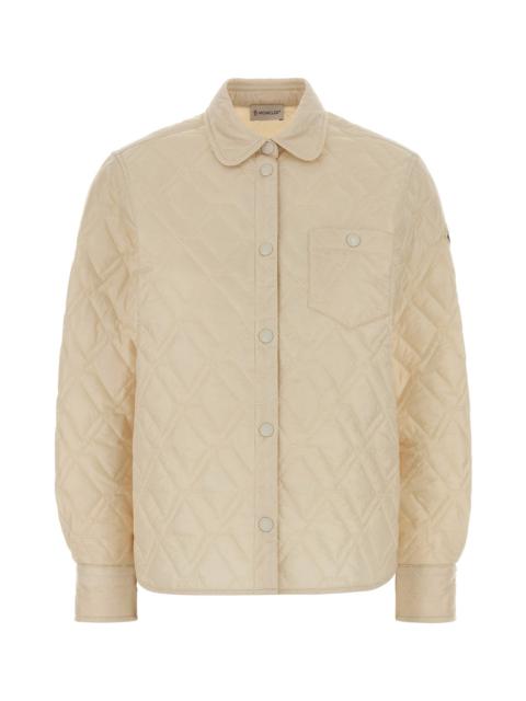 Moncler Ivory nylon shirt