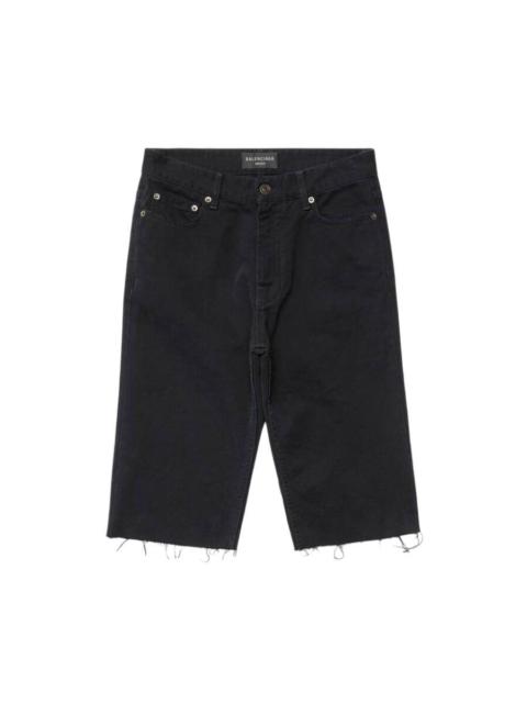 BALENCIAGA Balenciaga Distressed-Effect Denim Shorts