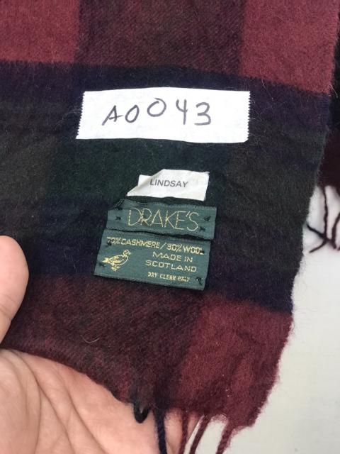Other Designers Vintage - Vintage Drake’s Tartan Nova Check Muffler