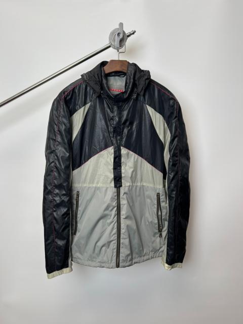 Prada Prada Vintage Nylon Multicolor Zip Jacket