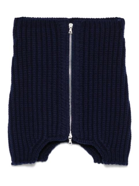 Dries Van Noten Dries Van Noten Ribbed Zip-fastening Collar